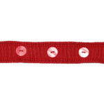 Opus 32mm Button Braid - Brick Red