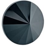 Swarovski Crystal Button - Jet Black 23mm
