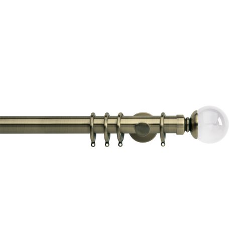 Neo Premium Clear Ball Pole - Spun Brass