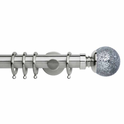 Neo Style Mosaic Ball Pole - Stainless Steel